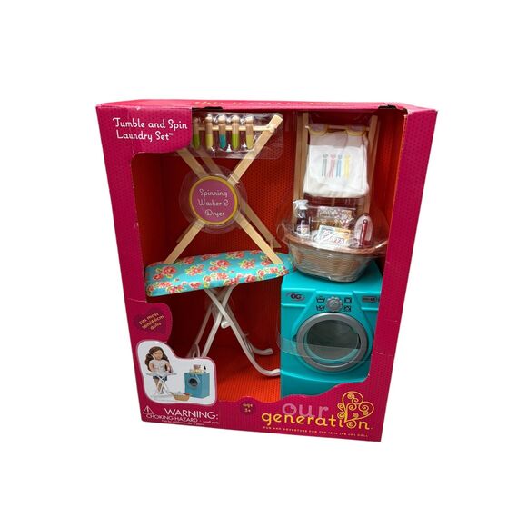 Our Generation Tumble & Spin Laundry Accessory Set for 18 inch Dolls NEW - Picture 4 of 4
